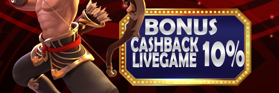 BONUS CASHBACK KHUSUS LIVE GAMES 10%